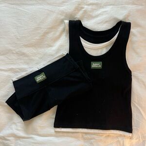 Daily Drills Double Lined Black Set